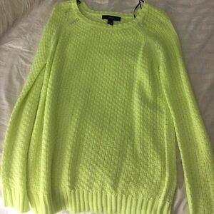 Forever 21 Neon Yellow Sweater
